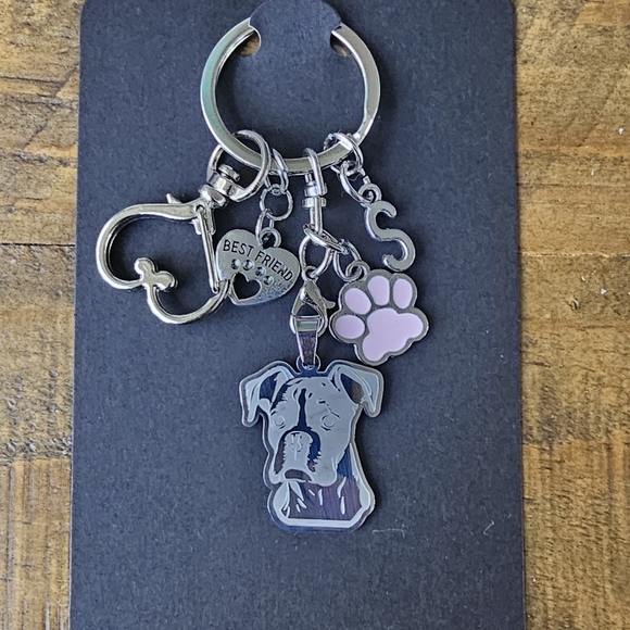 NEW! Cubic Zirconia Rottweiler Keychain/Bag 🎒👜 Charm & Pendant ~ 🎁 🐾 🐕 - Picture 13 of 16